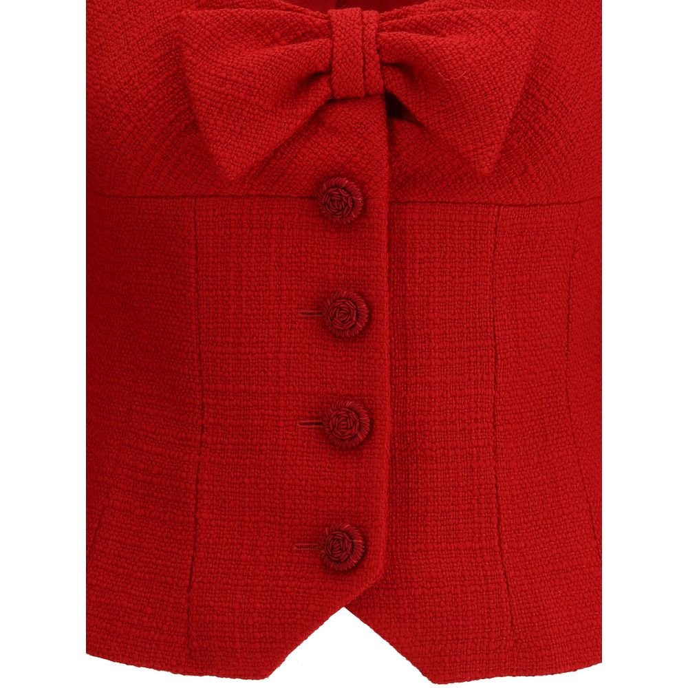 Short Jacket in Plain Wool Tweed