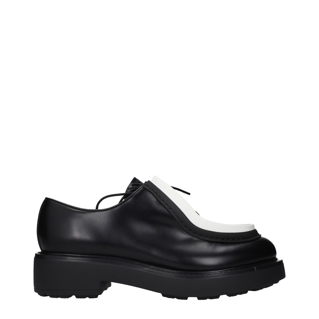 Black Leather Oxfords And Derbies