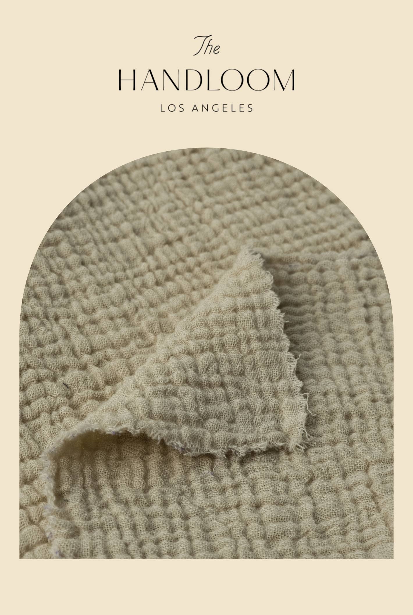 Turkish handloomed Echo Boy Short - Oatmeal